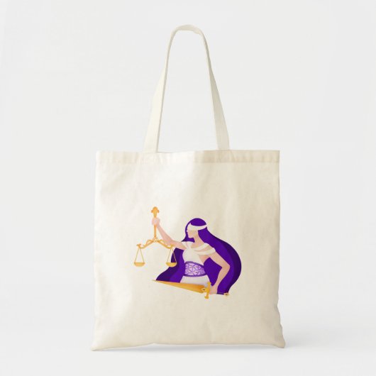 Canvas tas Lady Justice (Voorkant)