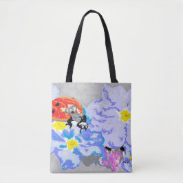 Canvas tas/Ladybug Tote Bag