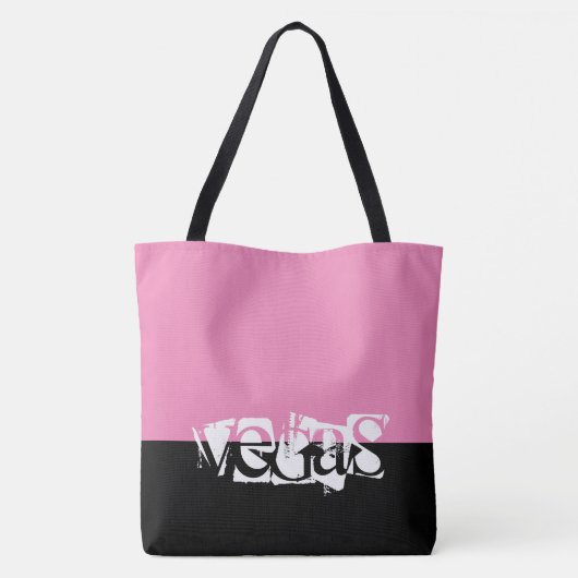 Canvas tas-Large Vegas Tote Bag (Achterkant)