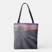 Canvas tas Lavender Design (Achterkant)