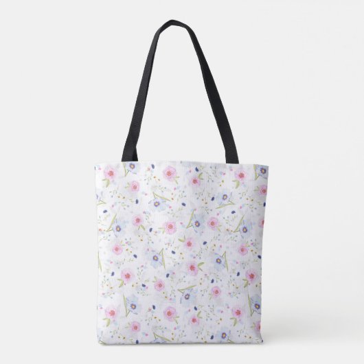 canvas tas lentesbloemen (Achterkant)