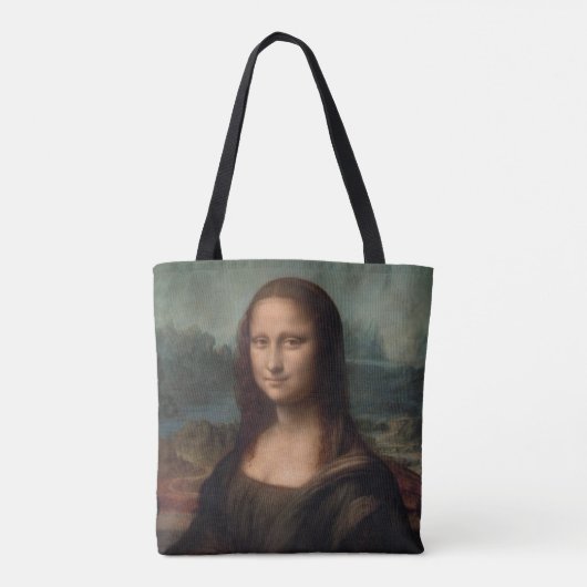 CANVAS TAS : LEONARDO DA VINCI : DE Mona Lisa (Achterkant)