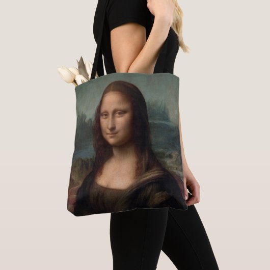 CANVAS TAS : LEONARDO DA VINCI : DE Mona Lisa (Dichtbij)
