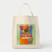 canvas tas "LEZEN" (Voorkant)