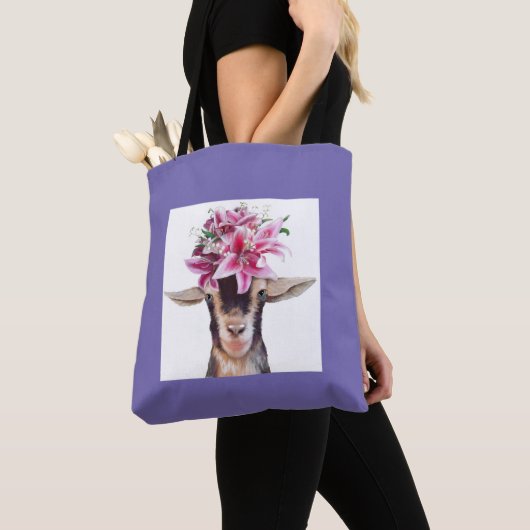 Canvas tas - Lily en Posey de geitjes (Dichtbij)
