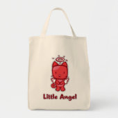 canvas tas "Little Angel.. Little Devil" (Voorkant)
