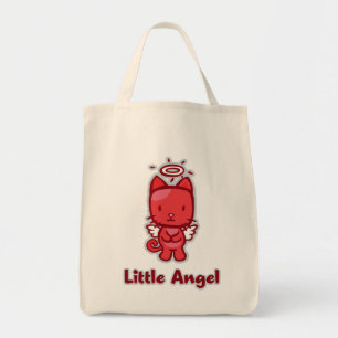 canvas tas "Little Angel.. Little Devil"
