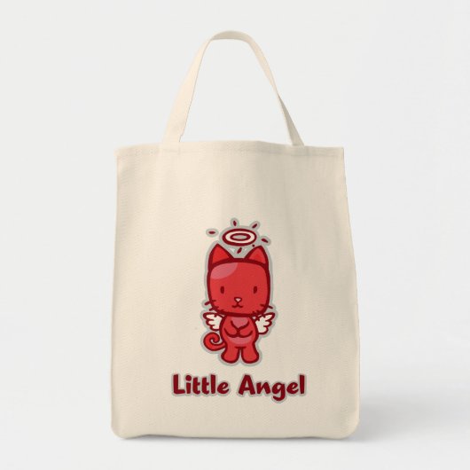 canvas tas "Little Angel.. Little Devil" (Voorkant)