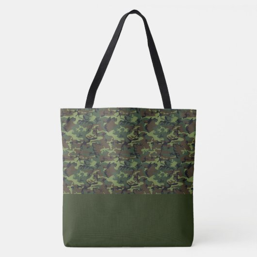 Canvas tas LRGE Green Camo (Voorkant)