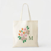 canvas tas - MAXINE florale patroon (Voorkant)