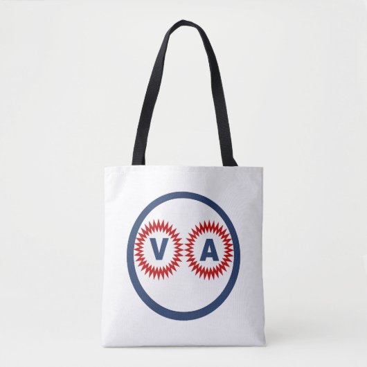 Canvas tas, Medium DESIGN VIRGINIA Tote Bag (Voorkant)