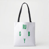 Canvas tas Medium RUGBY (Voorkant)