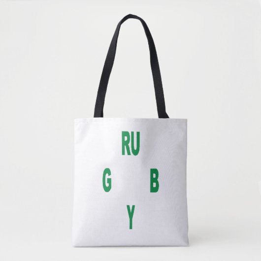Canvas tas Medium RUGBY (Voorkant)