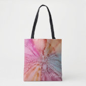 Canvas tas, medium "Watergevulde bloem" Tote Bag (Voorkant)