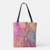 Canvas tas, medium "Watergevulde bloem" Tote Bag (Achterkant)