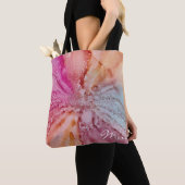 Canvas tas, medium "Watergevulde bloem" Tote Bag (Dichtbij)
