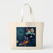 Canvas tas - Melkweg (Voorkant)