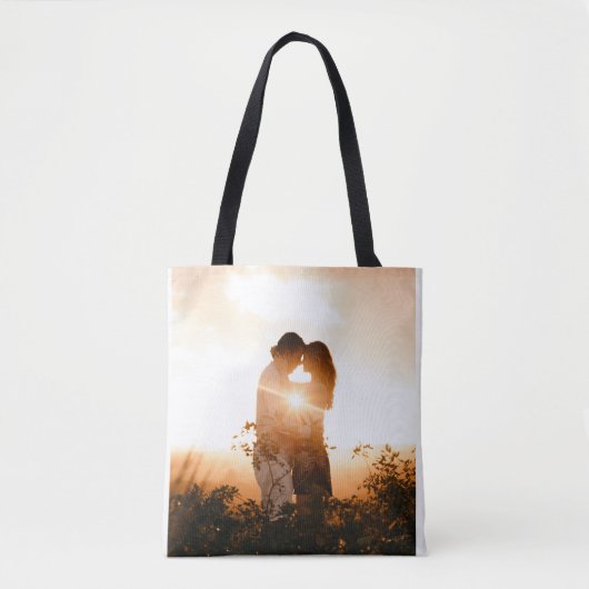 Canvas tas met 2-zijdige gepersonaliseerde afbeeld (Voorkant)