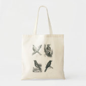 canvas tas met 4 Cambodjaanse vogels van Vannak Pr (Voorkant)