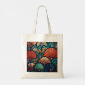 Canvas tas met Art Nouveau design. (Achterkant)