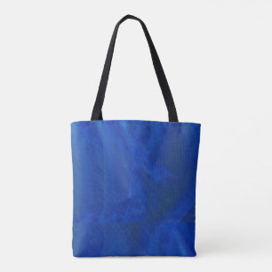 Canvas tas met blauw ontwerp