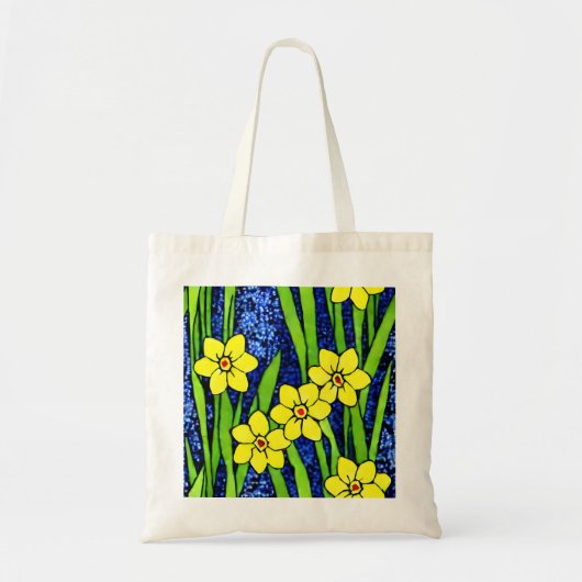 Canvas Tas met Daffodil Flowers (Voorkant)