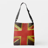 Canvas tas met de oude Britse vlag (Achterkant)
