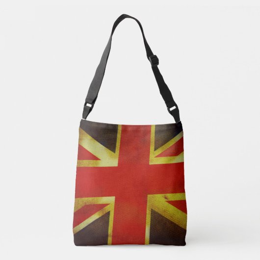 Canvas tas met de oude Britse vlag (Achterkant)
