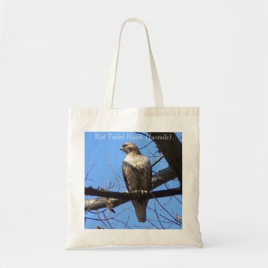 Canvas tas met de Rode Tailed Hawk (Juvenile) (Voorkant)