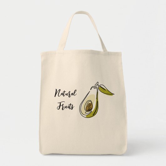Canvas tas met een schattig design. (Voorkant)