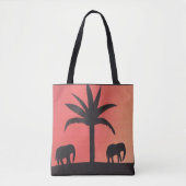 Canvas tas met Elephant Design (Voorkant)