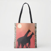 Canvas tas met Giraffe Design (Voorkant)