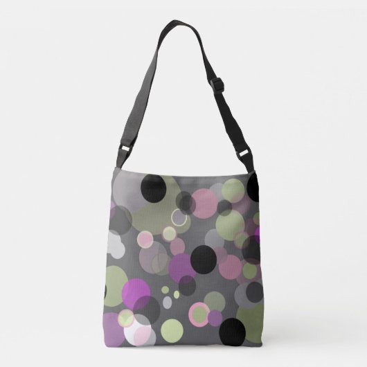 canvas tas met groene zeilboot (Achterkant)