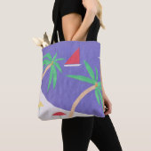Canvas tas met Island Scene (Dichtbij)