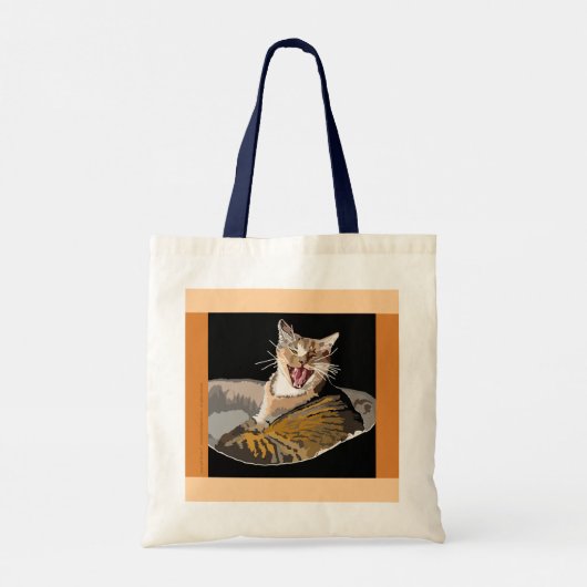 Canvas tas met katten als katten (Achterkant)