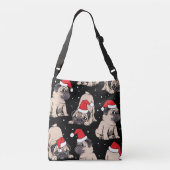 Canvas tas met kerstcadeautjes voor honden (Achterkant)