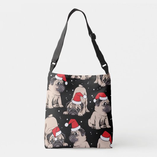 Canvas tas met kerstcadeautjes voor honden (Achterkant)