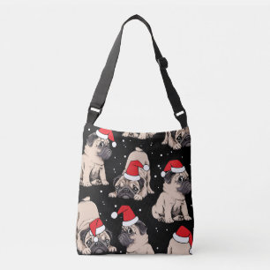Canvas tas met kerstcadeautjes voor honden
