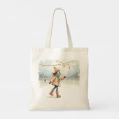 Canvas tas met kerstontwerp (Achterkant)