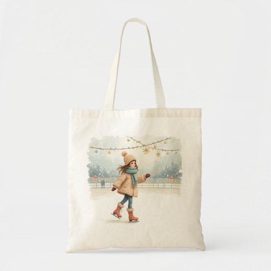 Canvas tas met kerstontwerp (Voorkant)