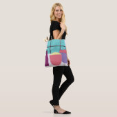 Canvas tas met keukenscène (Op model)