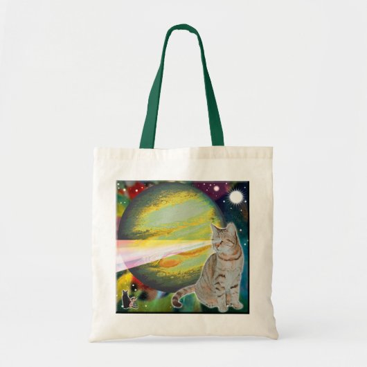Canvas tas met laserkatten (Voorkant)