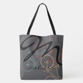 Canvas tas met naam en fiets (Achterkant)