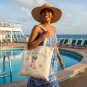 Canvas tas met nautische vakantieopslag