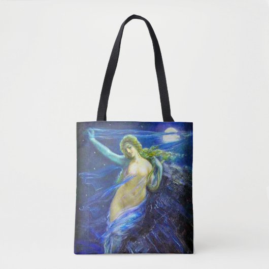 Canvas tas met  olieverf (Voorkant)