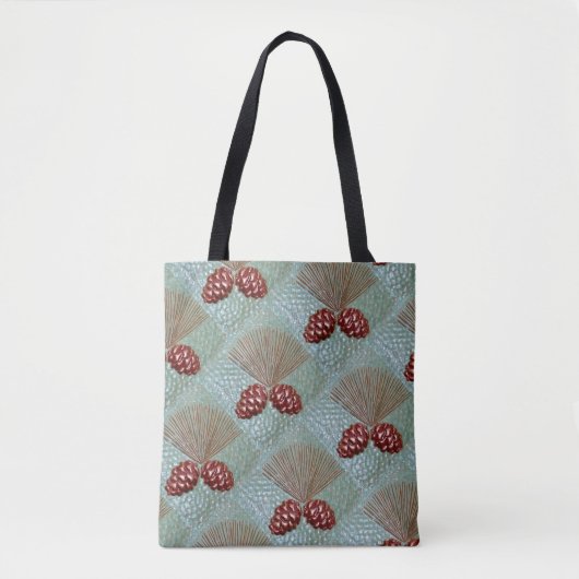 Canvas tas met Ponderosa dennenappelprint (Voorkant)