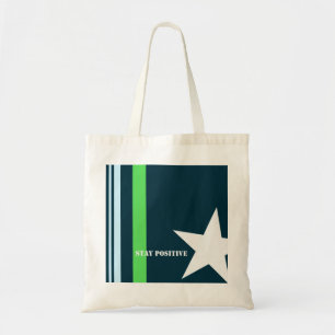 canvas tas met positief bericht
