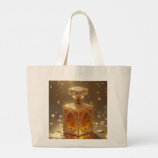 canvas tas met prachtige parfumfles