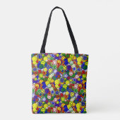 Canvas tas met RODE-ALLOVER voor primaire gezichts (Achterkant)