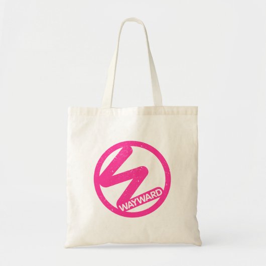 Canvas tas met Roze Wayward Logo (Voorkant)